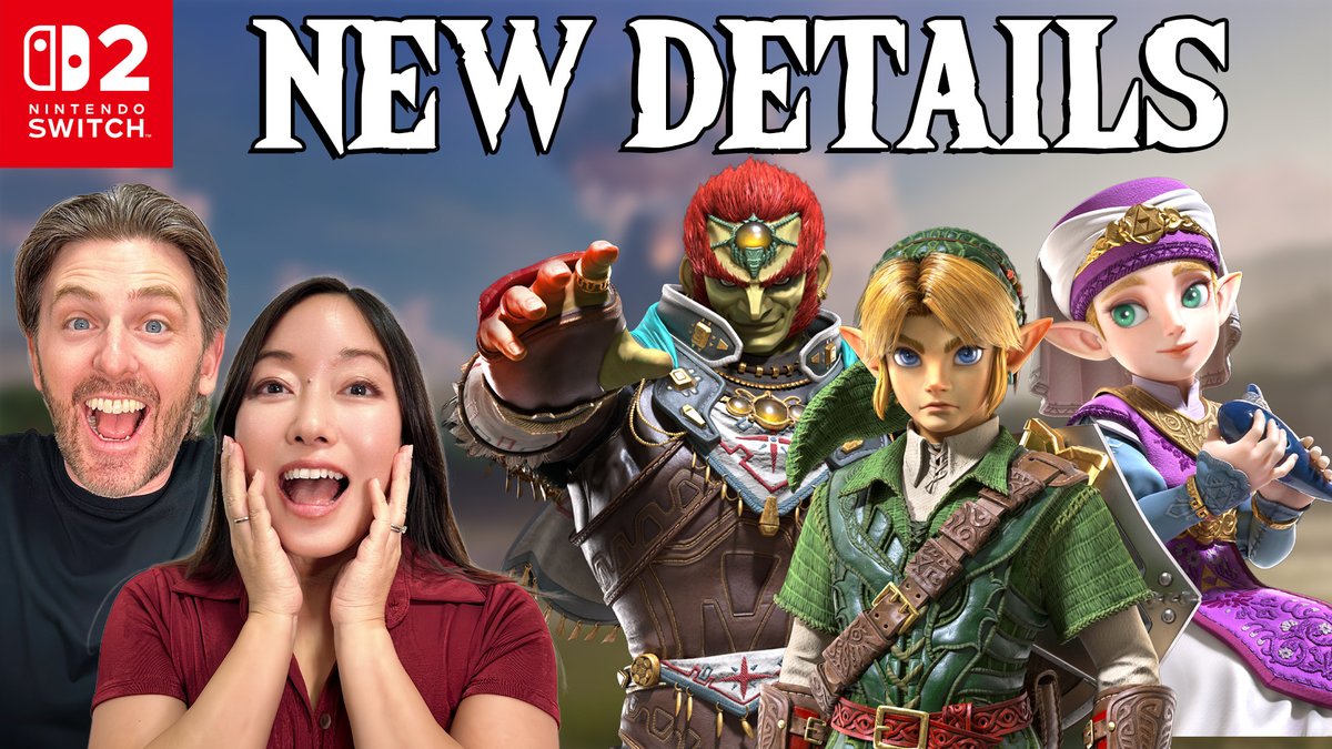 KitandKrysta's tweet photo. Nintendo just shared a ton of new details on The Legend of Zelda Ocarina of Time for Switch 2. With just a few weeks to go, the hype is getting real and we need to talk about it on a new episode of the Kit &amp; Krysta Podcast!

https://t.co/SuOYZwP4A0 https://t.co/Mrgq3RKQK1