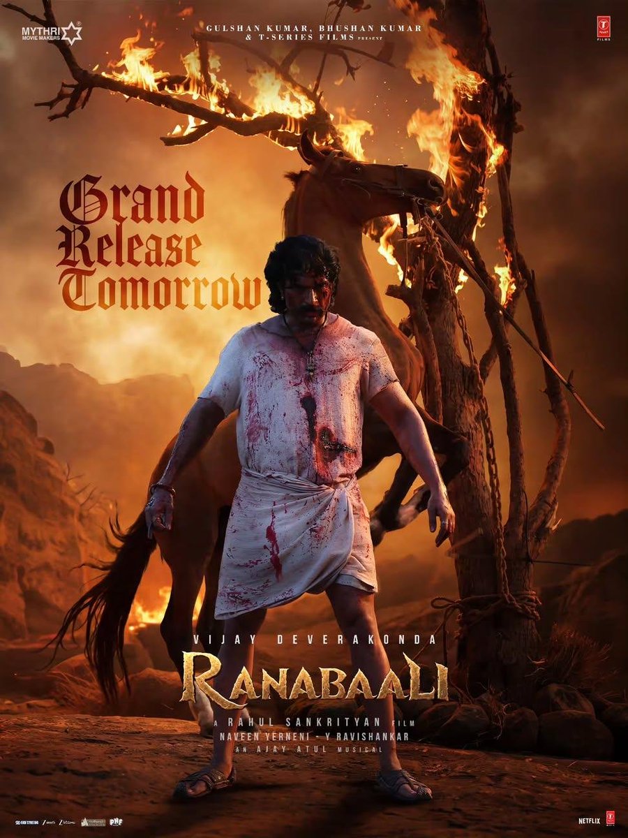 amitsharmavxn's tweet photo. #Ranabaali GRAND RELEASE WORLDWIDE TOMORROW.

Book your tickets now!
🎟️ https://t.co/hReu2sqj46

#RanabaaliOnOct16th https://t.co/5VwSSHQZh2