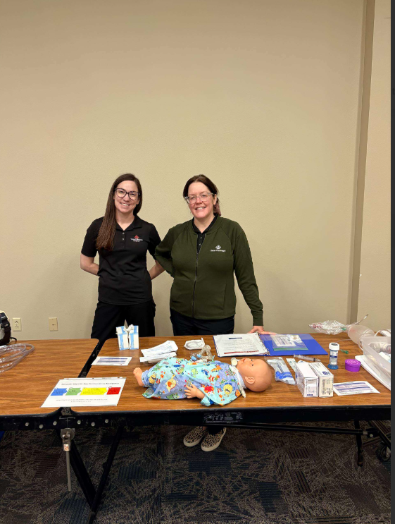 TCHQUEST's tweet photo. Taking education on the road.  Mobile Sim #2 in Brazosport ISD. 15 school nurses trained. ✅ Trach care ✅ G-tubes ✅ Tube feeding ✅ Central line emergency care. 🚐 #MobileSimulation #HealthcareEducation # Simulation @RoyanneLichlit1 @CaraDoughty1 https://t.co/6jpImnXZbf