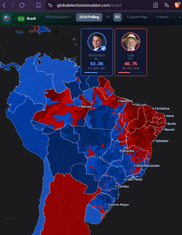 bocchi_anon's tweet photo. Esses caras acertaram todas as eleições recentes no mundo, antes estavam indicando 53 x 47% no segundo turno e agora mudou pra 53,3 x 46,7%

Isso dá uma aliviada na expectativa. Eu tava começando a ficar preocupado nos últimos dias, mas acho q ta de boa

Venceremos https://t.co/vnW9qcxYt7