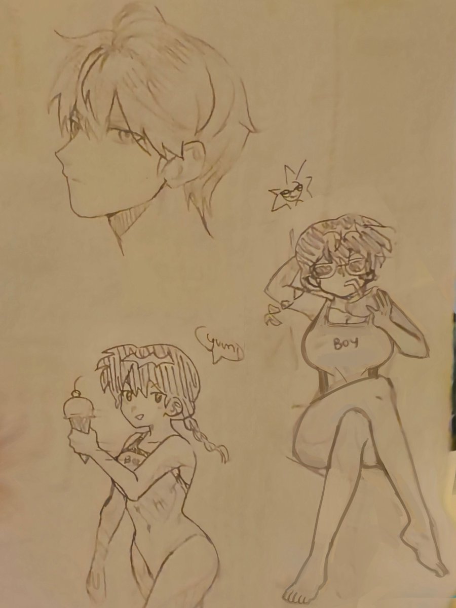 catz_ranma's tweet photo. Ranma doodle

#ranma #らんま #ranmafanart #ranma12 #digitalartㅤ https://t.co/Fz6QLdBIOp