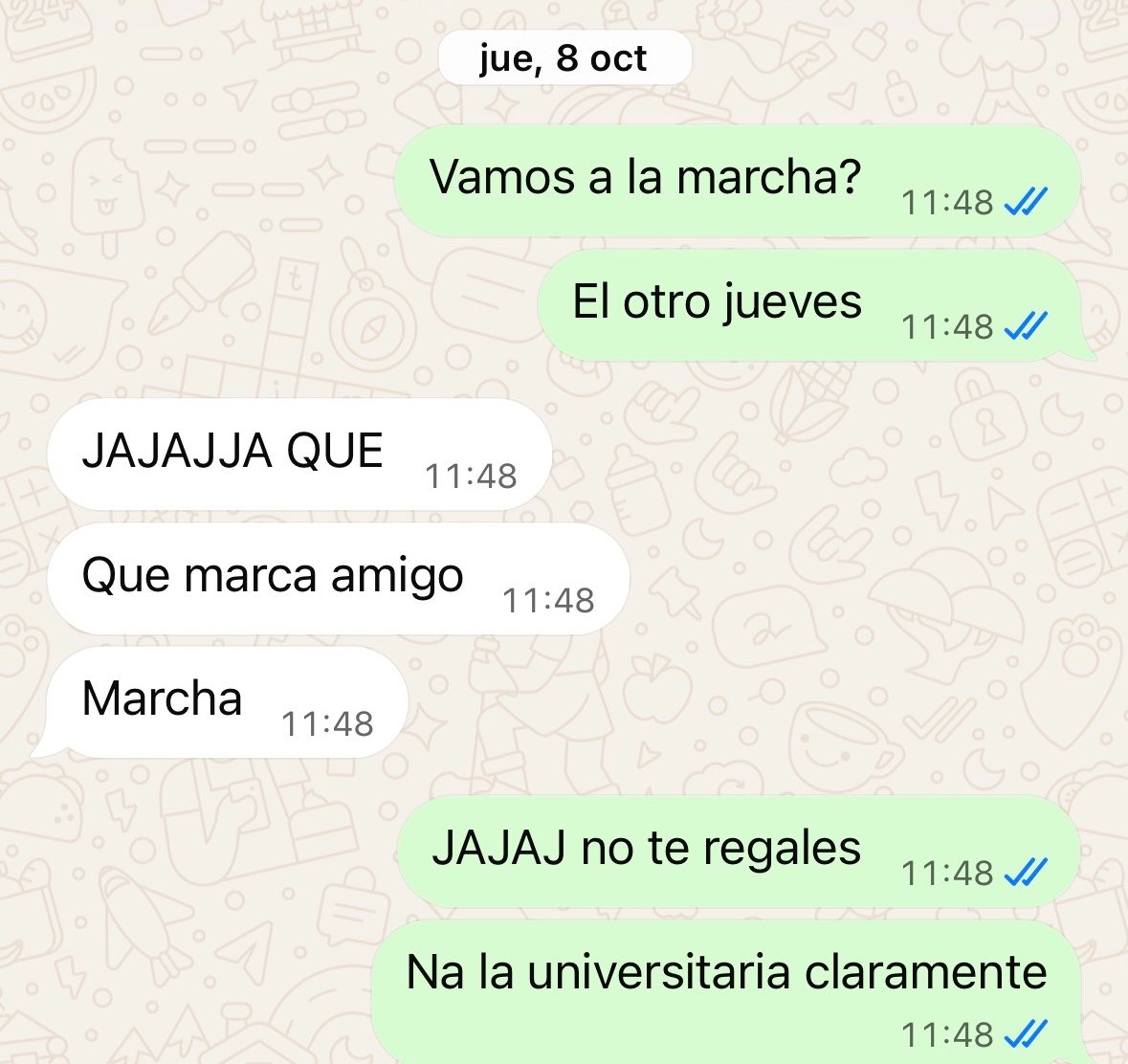 MaximoMedicii's tweet photo. Cuando tu amiga se ultramega regala y vos por compasión no le haces ningún chiste https://t.co/VZqFfIiMFq