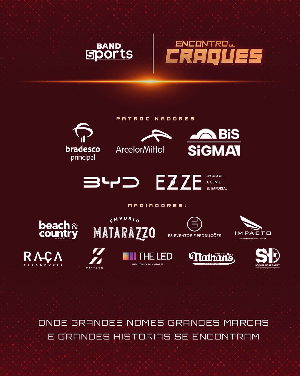 bandsports's tweet photo. O NOSSO ENCONTRO DE TODAS AS QUINTAS ✅ Logo mais, a partir das 22h, Beetto Saad recebe no #EncontrodeCraques o piloto da Stock Car, Sérgio Sette Câmara, Tata Muniz e Rodrigo Lamonato para falar muito de automobilismo! Vem acelerar com a gente!

Assista na TV, no YouTube do BandSports e Newco Play!

#BandSports #StockCar #SetteCamara #Automobilismo #Formula1