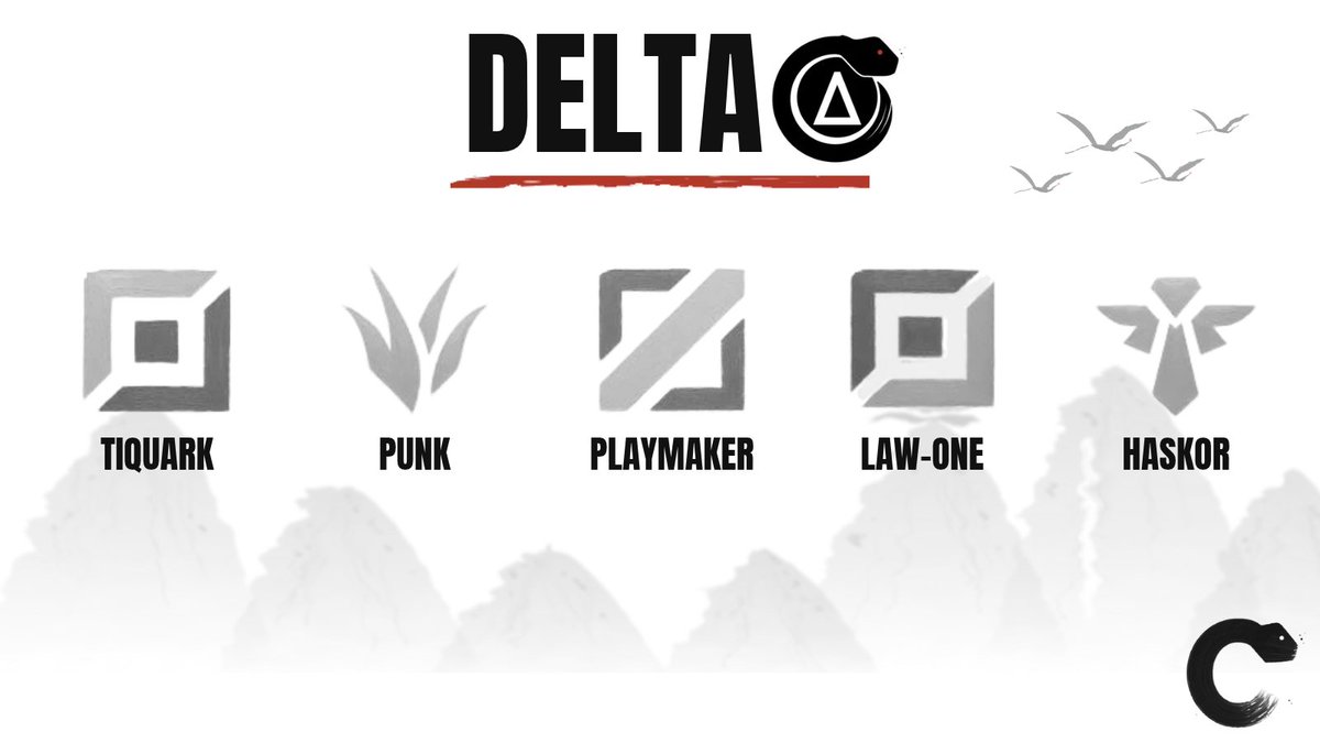 lecercle_0ff's tweet photo. Septième équipe qui participera à Into The Cercle 2 : la Team Delta !  

Pour plus d'information sur les joueurs, RDV sur notre site : https://t.co/y8QU29Lwwz https://t.co/XdKNWbcbwM