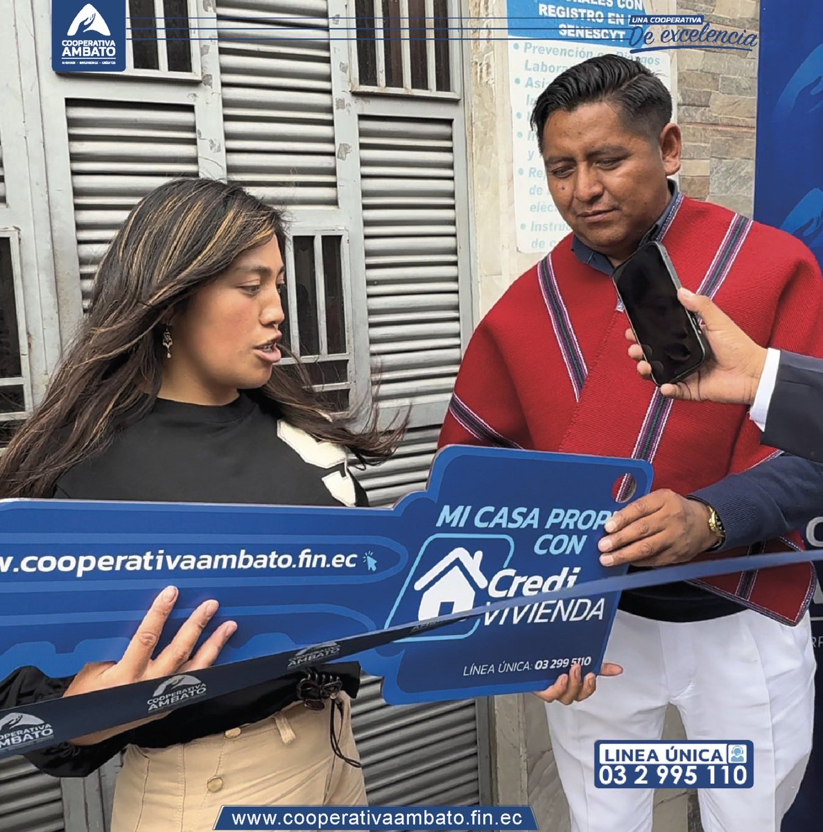ABCDeportivoEc's tweet photo. Credito de vivienda de Cooperativa Ambato para que más familias ecuatorianas puedan cumplir el sueño de tener una vivienda propia.

Coop. Ambato cumple https://t.co/bxZ0pFd0pN