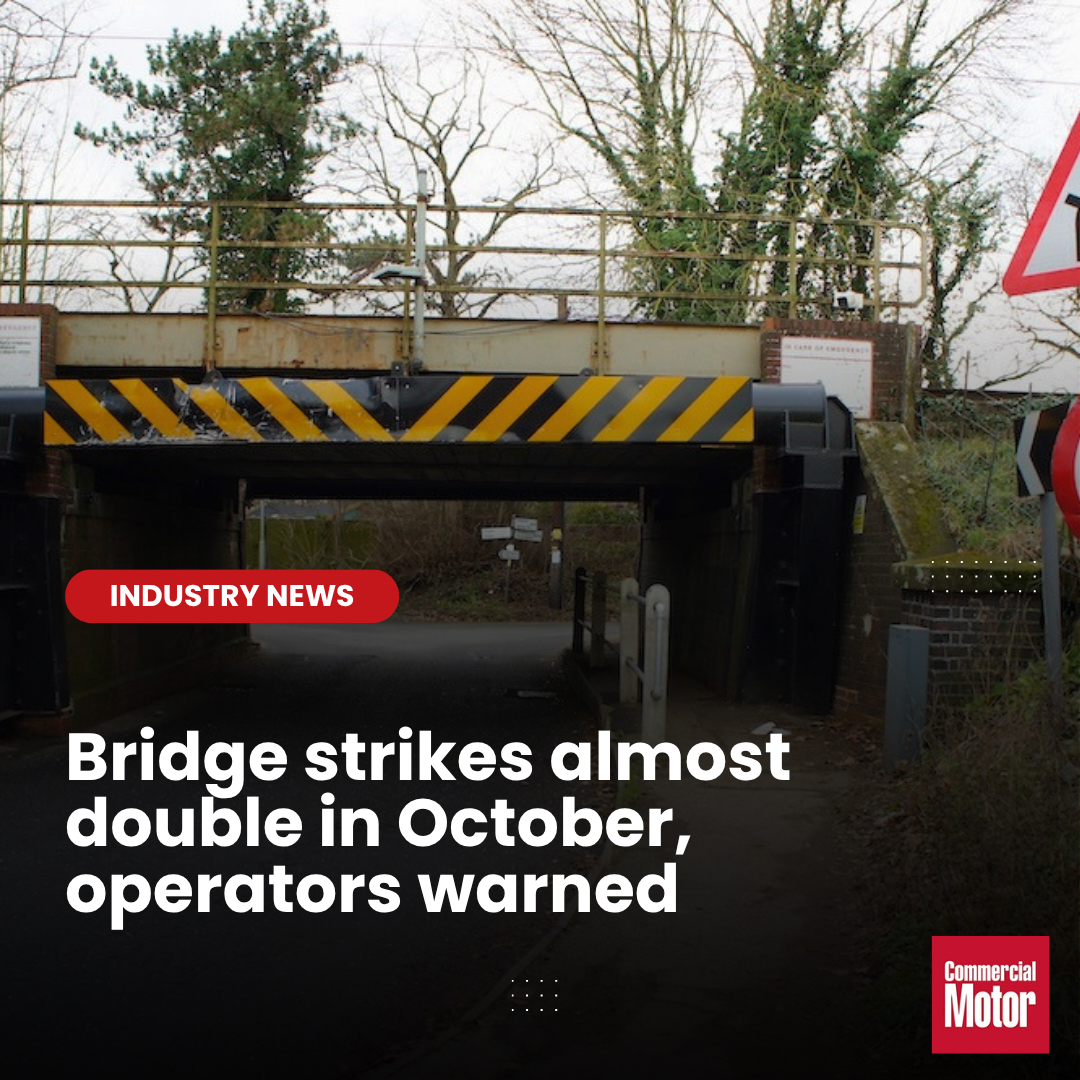 Comm_Motor's tweet photo. Bridge strikes are expected to peak this month, with operators warned that incidents can have serious legal and regulatory consequences beyond the immediate cost of vehicle damage. READ MORE … https://t.co/TUSADFHQyx

#CommercialMotor https://t.co/Wx7X3c2CIi