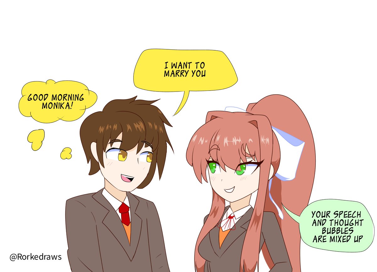 RorkeDraws's tweet photo. How is that even possible?
#DDLC #Monika #MCMoni https://t.co/Ry3DrVOWyV