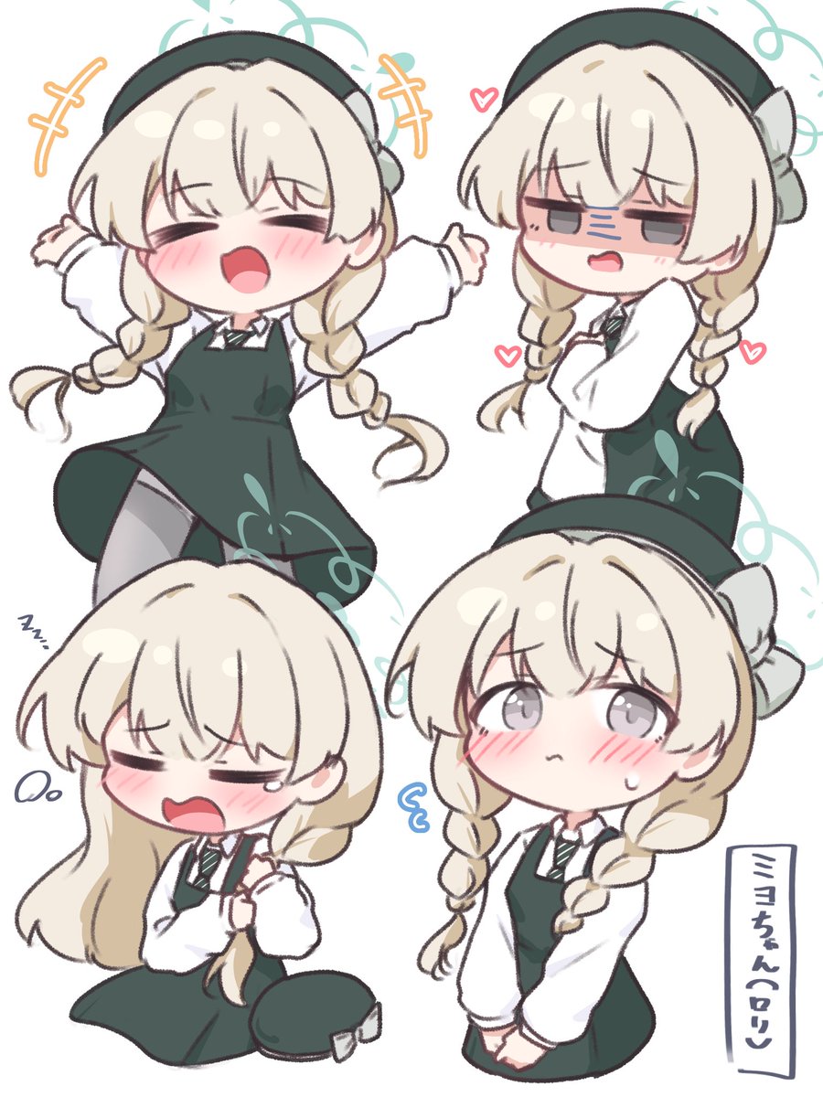 karupapon's tweet photo. 過去に描いたミヨちゃんが何故かみてもらえてるので…
ロリミヨちゃんも再掲しとくから見て！
わりとお気に入りです https://t.co/fbJCZyvfPU