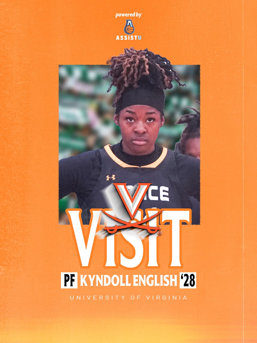 Assist_U_'s tweet photo. Unofficial Visit.

28 PF Kyndoll English (@kyndoll_kj_24) is scheduled for a visit with the University of Virginia (@UVAWomensHoops) today.

@grace_wbb 
@CoachBCH 
@CoachJillDunn https://t.co/r7Rfai9SC3