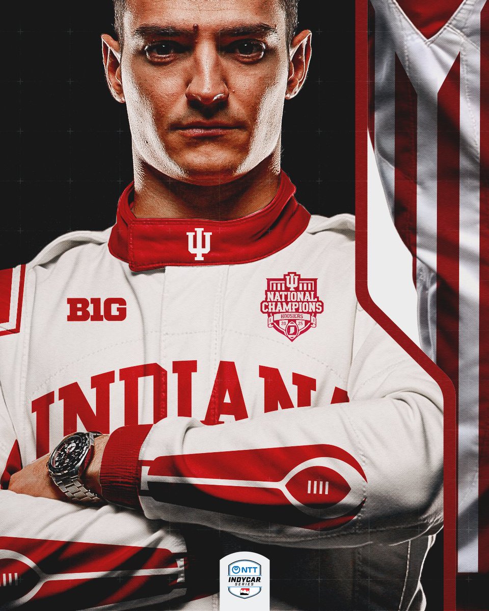 IndyCar's tweet photo. The fit had to match the occasion 🤩🪡 https://t.co/mI2jZbiWGA