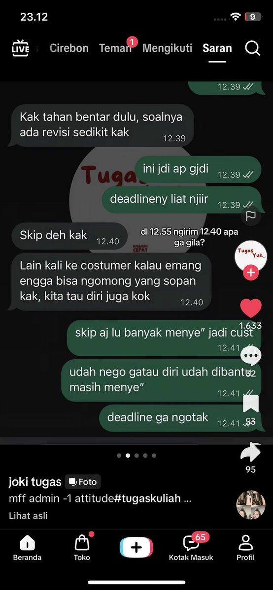 Jbuwita's tweet photo. pengen bales chat cust yg rese kaya gini deh wkwk emang harus dikasih paham soalnya https://t.co/TPUIuqSKSz