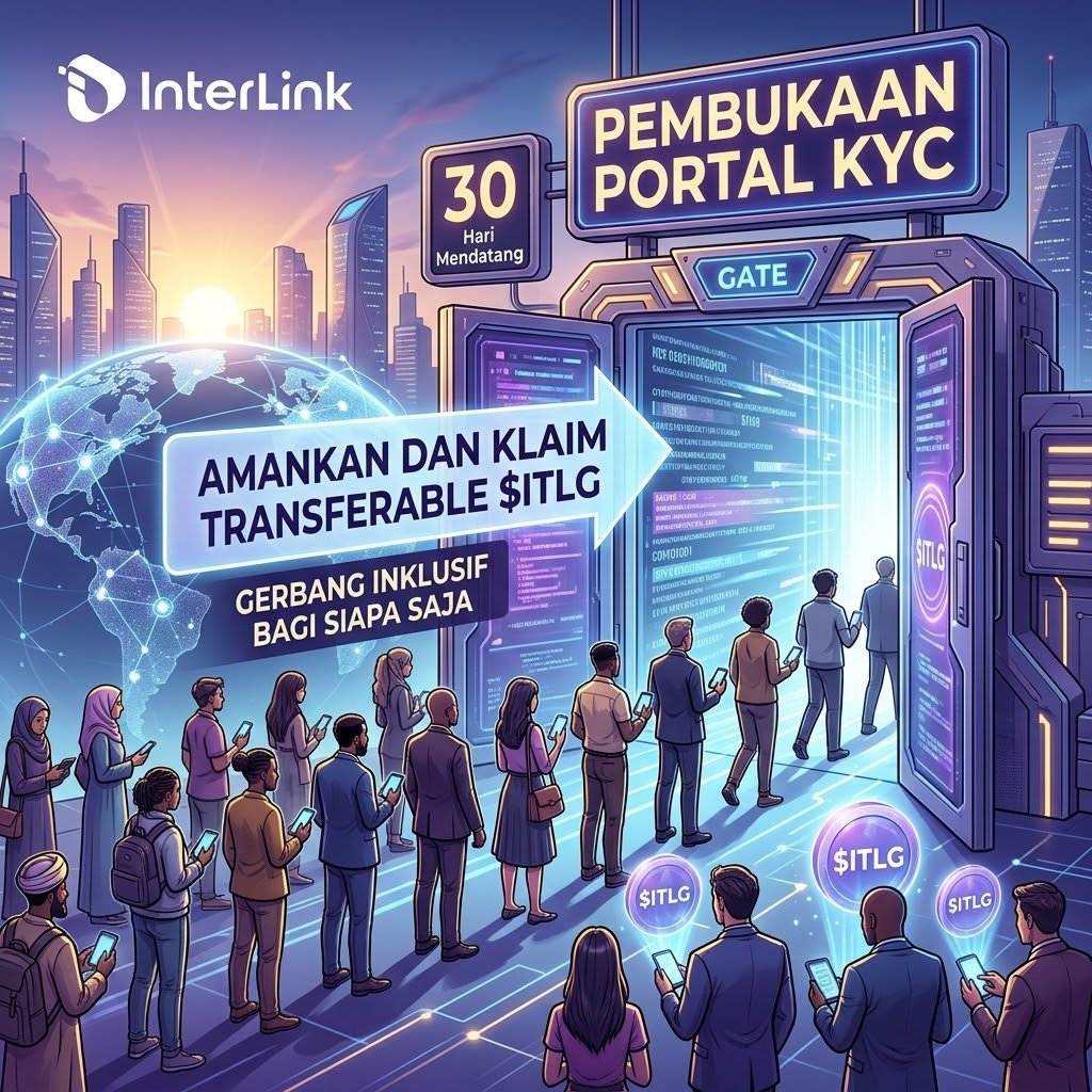 yuftira2805's tweet photo. Pembukaan portal KYC selama satu bulan mendatang menjadi gerbang inklusif bagi siapa saja untuk mengamankan dan mengklaim Transferable $ITLG

#InterLink #ITLG #ITL https://t.co/ynUg1GQuiA