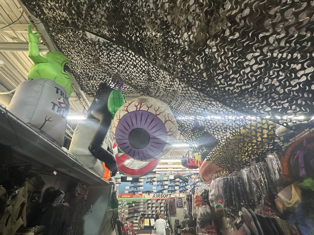 FCSurplus's tweet photo. Our Halloween displays are up London! Come on down to Forest City Surplus at 1712 Dundas St to see them. You can also order online at https://t.co/tqgwfeA5GT and score some of these amazing Halloween items at our low surplus prices! https://t.co/m9j5FCspFG