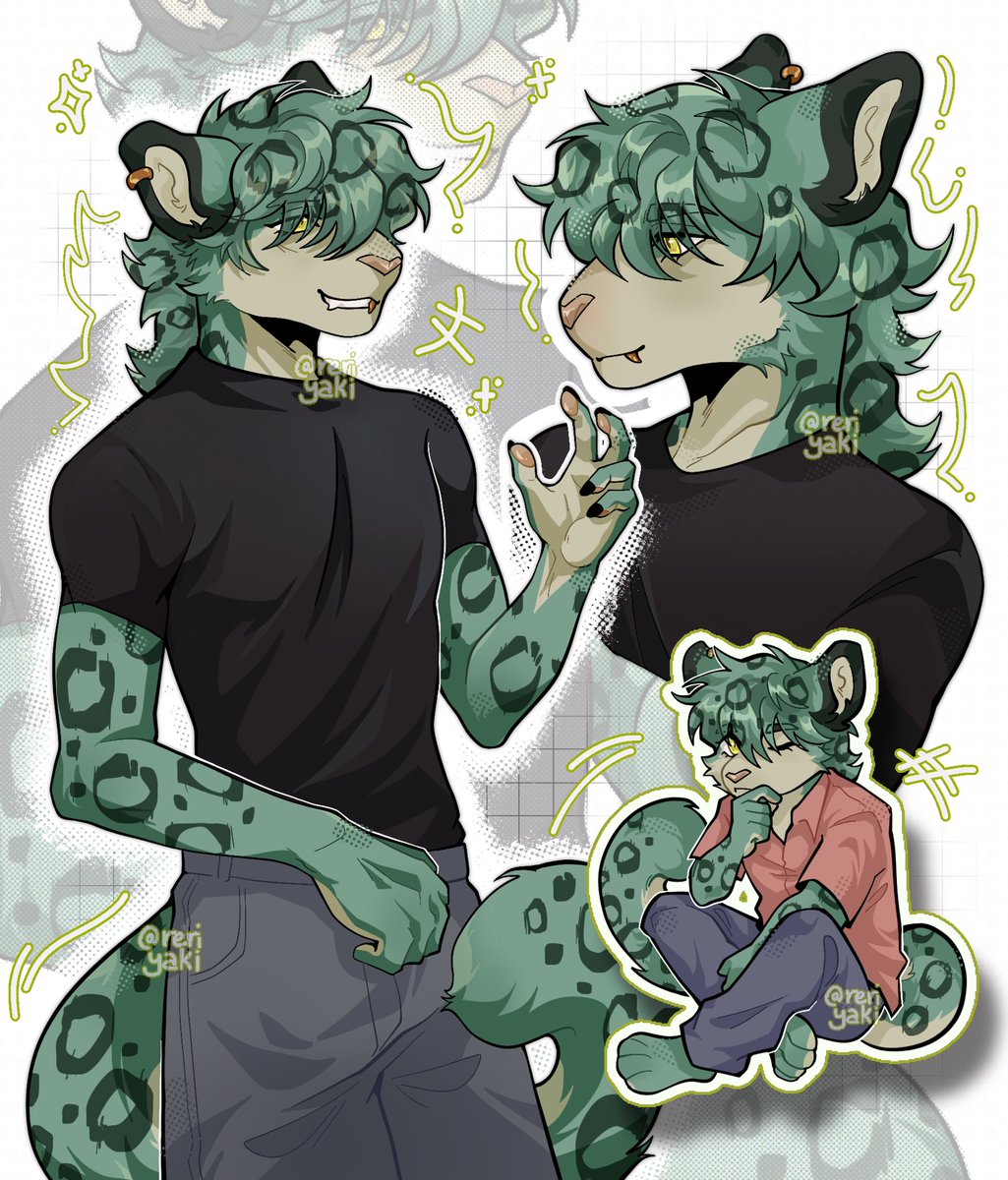 reriyaki_'s tweet photo. I like drawing spots I won’t lie #furryartㅤㅤㅤ https://t.co/SJOZLq4SmB