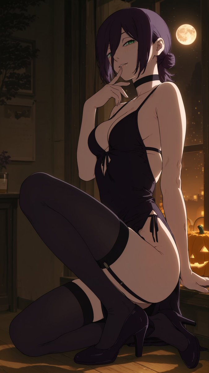 timeskip_safe's tweet photo. Reze - Chainsaw Man | 
\ Halloween theme set \
99 pics and 45 anim https://t.co/p4NBQsFiPT