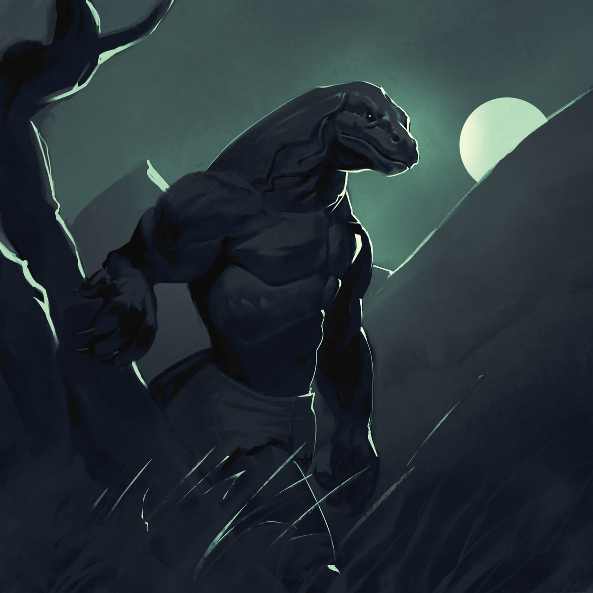 Assohiug_'s tweet photo. Weretober 2026 
Day 14 - Komodo https://t.co/dR6mlNgaYm