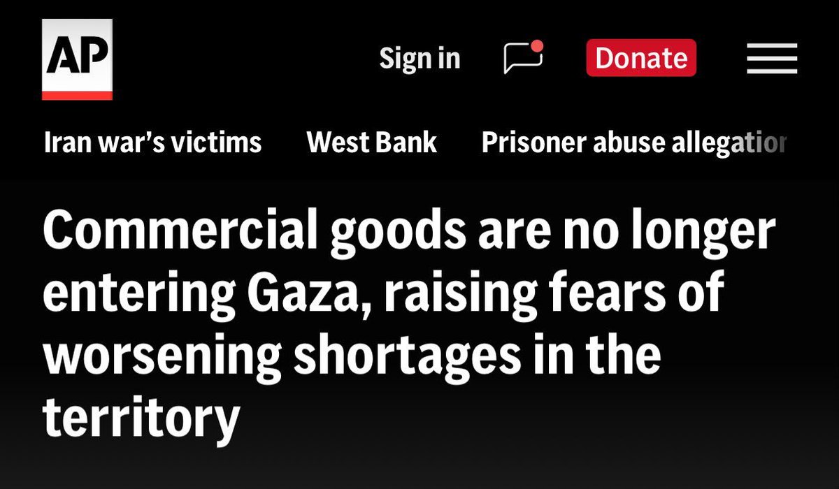 TrackAIPAC's tweet photo. Israel is blocking food and clothing from entering Gaza as winter approaches: https://t.co/VHd6mzltOc