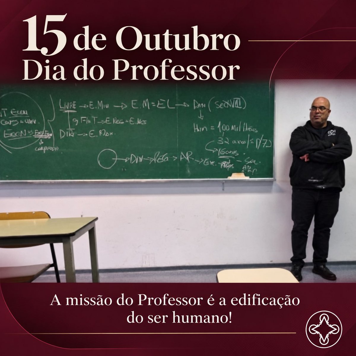 SayegRicardo's tweet photo. Ser professor é muito mais do que transmitir conhecimento. É despertar consciências, formar cidadãos, inspirar sonhos e contribuir para a construção de uma sociedade mais justa, humana e solidária.
Feliz Dia do Professor!
#DiaDoProfessor #15DeOutubro #RicardoSayeg #Educação https://t.co/W3rWeGShdf