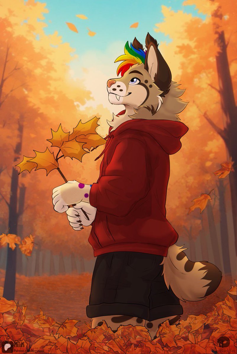 ThatBlackFox's tweet photo. 🍂 Autumn Leaves Raffle 🍂

Going to do a raffle for one of these before I open them back up!

Rules:
- Follow me
- Retweet

Base by Kwik/FurryN00k
Edits, coloring, and shading are mine 

Any species, but body/hoodie stay the same.

Raffle ends October 30th 2026 5 PM CT https://t.co/Hs4zbYxwqN