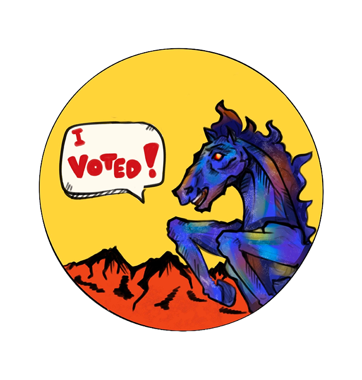 d2checkpoint's tweet photo. @MoltenSlowa @A_dmg04 We all love Blucifer. They even put him on the "I Voted!" stickers this year. https://t.co/btQIo5Zr1W