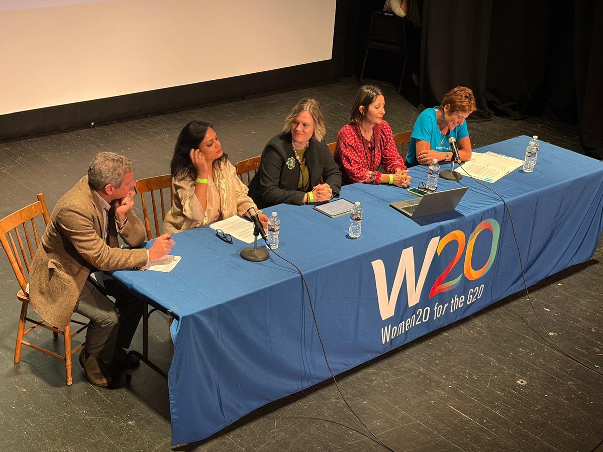 dharitri's tweet photo. Honoured to be a panelist at the W20 USA Summit's panel on Agriculture & Food Security.
My message: Women must move beyond participation to become leaders across agrifood value chains. Finance, markets, digital access and leadership are key to making women-led development a reality.
Grateful to the W20 USA and W20 India teams for an inspiring dialogue!

#W20USA #WomenLedDevelopment #WomenInAgriculture #FoodSecurity 
#W20India
#G20