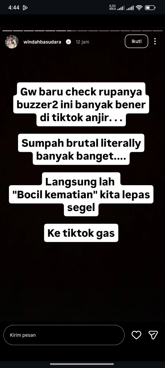 cariaeosa's tweet photo. BOCIL KEMATIAN LEPAS SEGEL ☠️

20JT FOLLOWERS WINDAH ITU ASLI MANUSIA DAN KALI INI BUZZER SALAH PILIH LAWANN https://t.co/ohcxr6sv0K