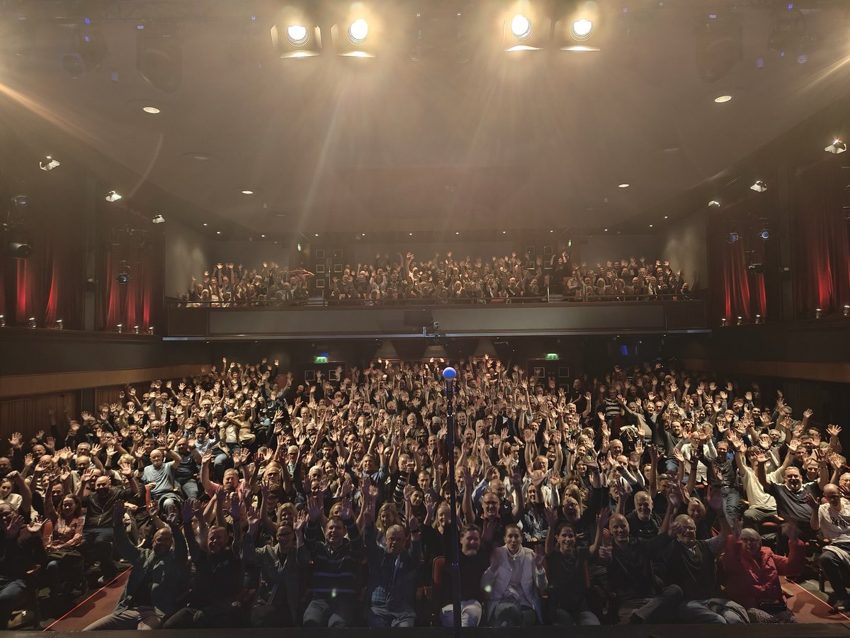 GaryDelaney's tweet photo. Gary on Laughing tour show 73 Chelmsford Theatres with Steve Day having a great one as my support. Essex is always a really fun stop on the tour and tonight was a treat. Delightful unshockable crowd. Thank you all.Ramsgate tomorrow which Ive never been to before. https://t.co/9PST7VjfoF