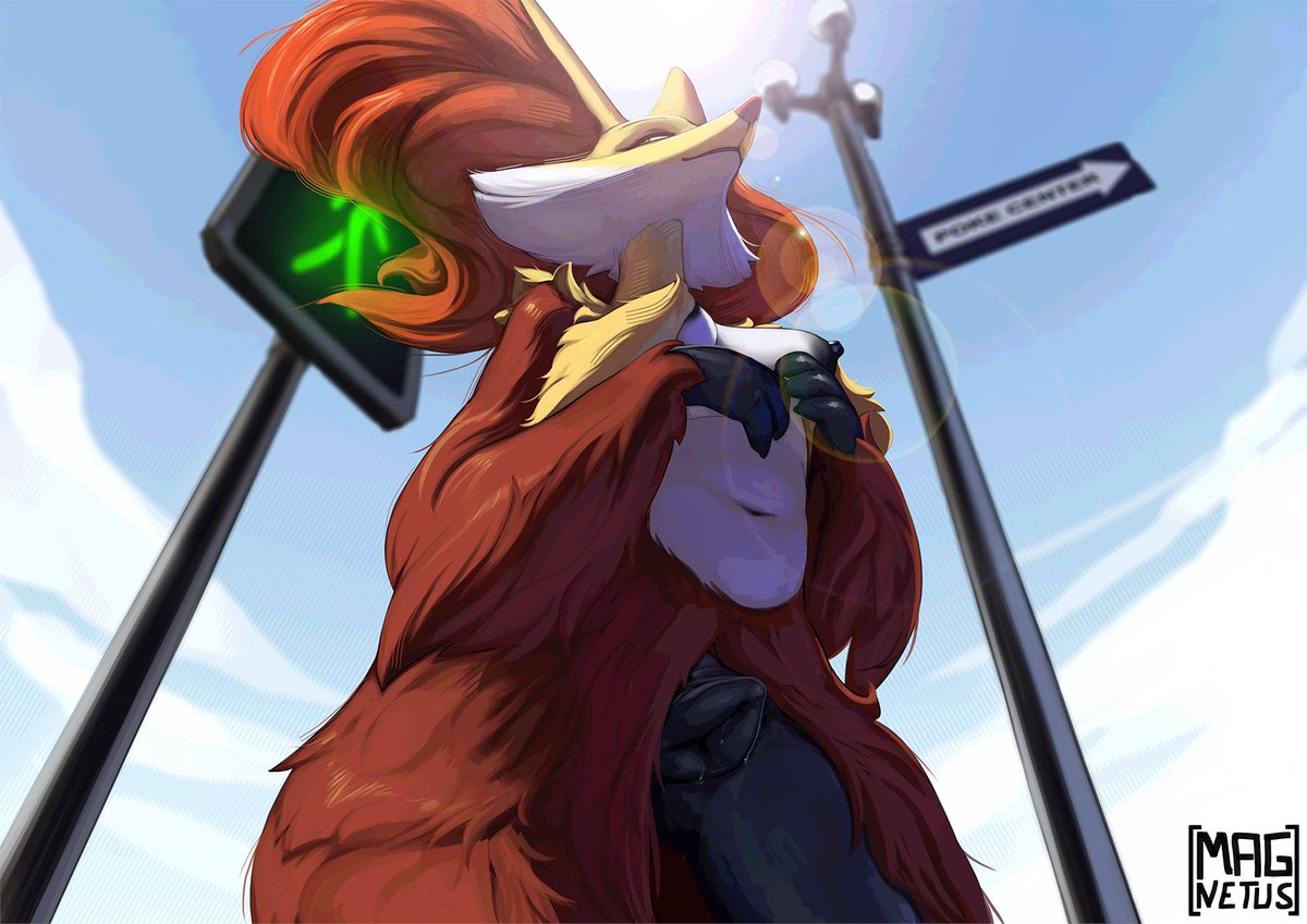 MagnetusArt's tweet photo. Delphox crossing

bonus monthly supporter suggestion pic from couple months back.

mag fanclub CARRD link for all the support and stuff in bio, check it out https://t.co/lBy19XWfFB