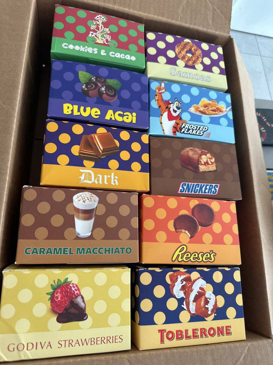 LILPJAYDIStro's tweet photo. Mushroom chocolate bar 🍫 (Polkadot bars) 🍄🍄
Tapin to shop
#Dallas #DTX #DallasFreaks #DallasMeetups #DallasMeets https://t.co/1bUqS1oHA3