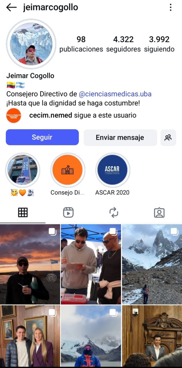 capitan_crudo's tweet photo. Argentinos🇦🇷...
Por que un COLOMBIANO JEIMAR COGOLLO llama a marchar en contra del gobierno, pide que sigamos pagando todo y ocupa un lugar en el consejo directo de la UBA Medicina  "cecim.nemed"
Algun dia nos haremos respetar en NUESTRA CASA?
ARGENTINA para ARGENTINOS https://t.co/vfh1DeQubk