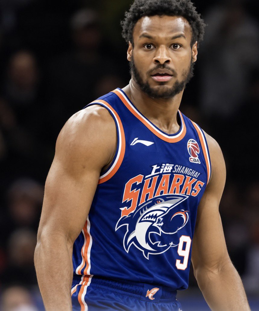 PSAguy's tweet photo. @DogeRomeo Come on Bronny the 🦈 🦈 🦈 are calling https://t.co/OTF33HTdnR