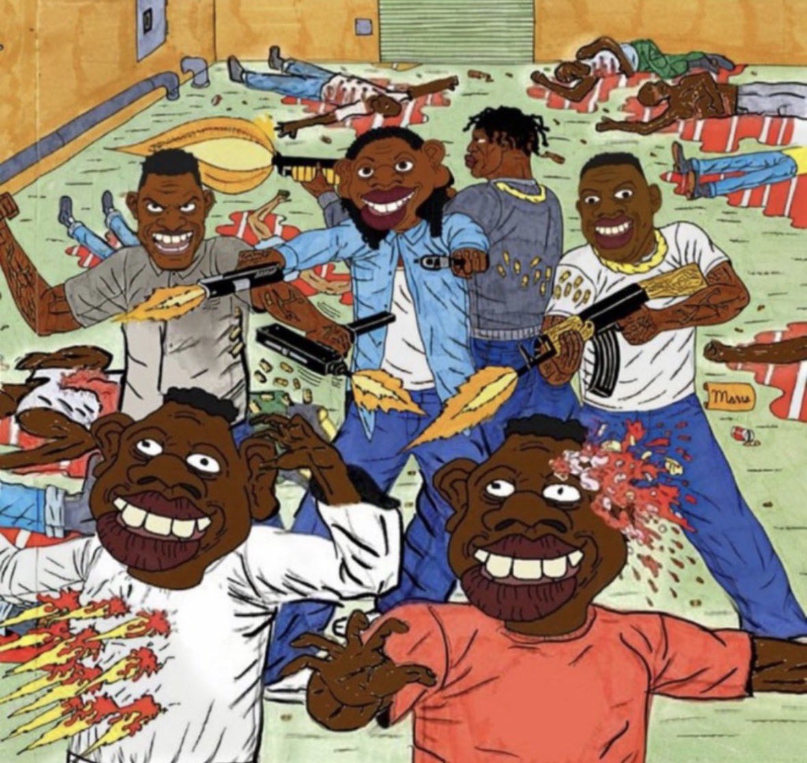 GGFloyd67's tweet photo. @cosmicblackdude It warms my heart that niggers are over 50% of homicide victims https://t.co/ttWLDdV1Ky