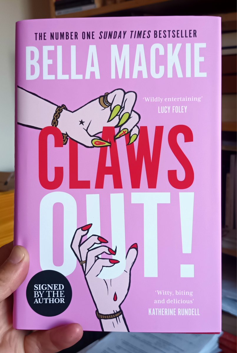 Biggreenbooks's tweet photo. "Claws Out", the new wickedly entertaining thriller from Bella Mackie

'Such wicked fun. A darkly delicious mystery and sharply observed satire in one wildly entertaining package'

Order one HERE!

https://t.co/0hLDOTCHHa https://t.co/el8QEuCexd