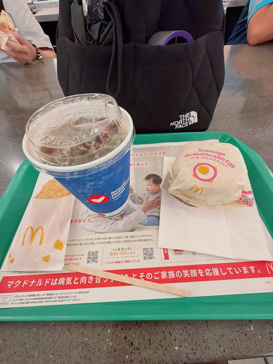 Tibisuke_game's tweet photo. せっかく羽田空港来たので
マック食べようと思います！！！ https://t.co/uXbx7YiVKu