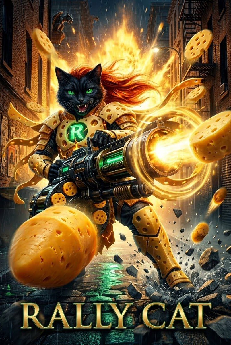 RallyCat's tweet photo. $Rally CAT
Telegram Side competitions next week

Next week we will run small side competitions all week.

I will post a picture.
The first five people who reply under that picture with their own matching picture get $5 in Solana each.

We will do these randomly throughout the week.

Example from yesterday:
I said the first five people to make a picture of Rally Cat made out of cheese win.

Watch for the posts.
Be fast.

Details in Telegram.
https://t.co/KszCj4YdDy

CA: DbDwQC6f9hvzvXjrQxqfiFDZhArbzfdujotbXqcwpump

#RallyCat #Solana #bitcoin #meme #giveaway #crypto