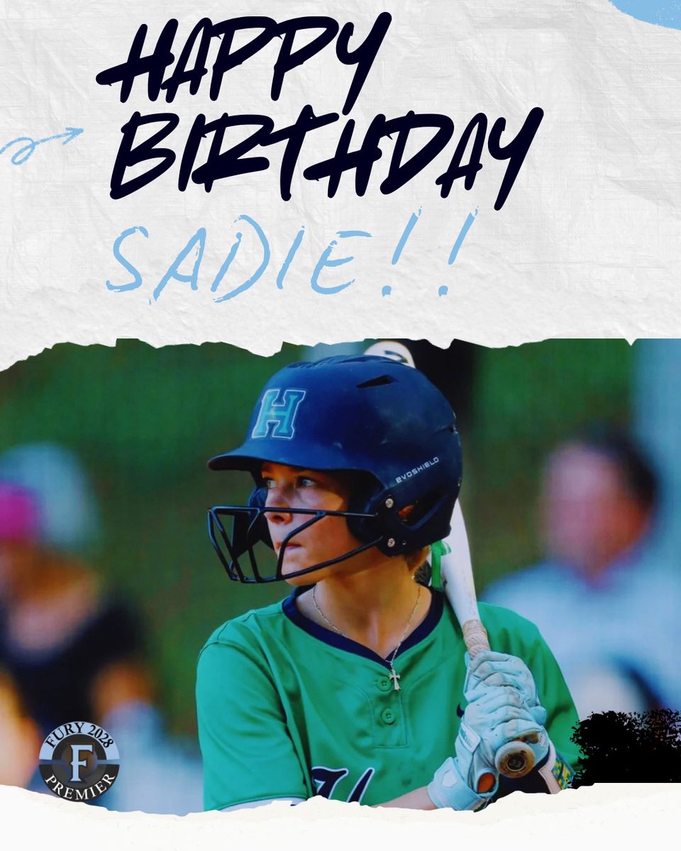 FuryPremier2028's tweet photo. We’re back with another birthday! Wishing the happiest of birthdays to one of our newest Fury ballers who is a sure handed MIF, a ball hawk in the OF and a nuisance at the plate! Happy birthday Sadie!!! @sadiewalker2029 https://t.co/QjeDeXA3dD