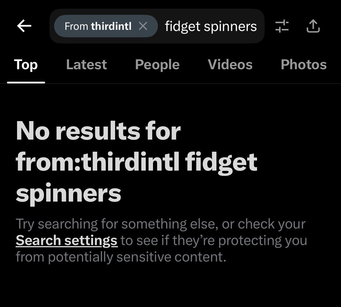 Chetstatic's tweet photo. @thirdintl It’s hard to take a guy who’s been absolutely silent on fidget spinners seriously https://t.co/5xgNRpCedS