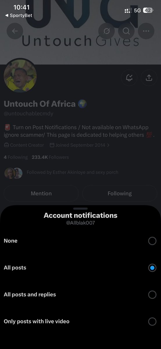 Allblak007's tweet photo. @_egungunn @untouchablecmdy Baba abeg help me with my Sch fees I dey FUTA  9122722055 PalmPay https://t.co/zIf01FAMXe
