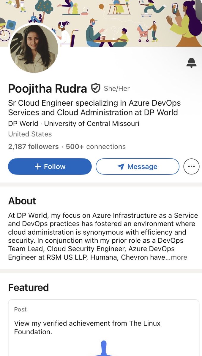 cryptx_5566's tweet photo. Meet Pooja and Nihith. Both came out of a visa mill college and immediately took two jobs that any American could learn in a couple of months. She’s a cloud engineer. He’s an identity access manager ,which has nothing to do with his master’s in industrial engineering.
Neither of these roles requires a degree. These are not specialized skills that justify an H1B. This is just straight up job theft dressed up as “high skilled immigration.”
How much longer are we supposed to put up with this scam? @Sonderling47 @DOLOIG @StephenM @USLaborIG @RapidResponse47 @DHSgov