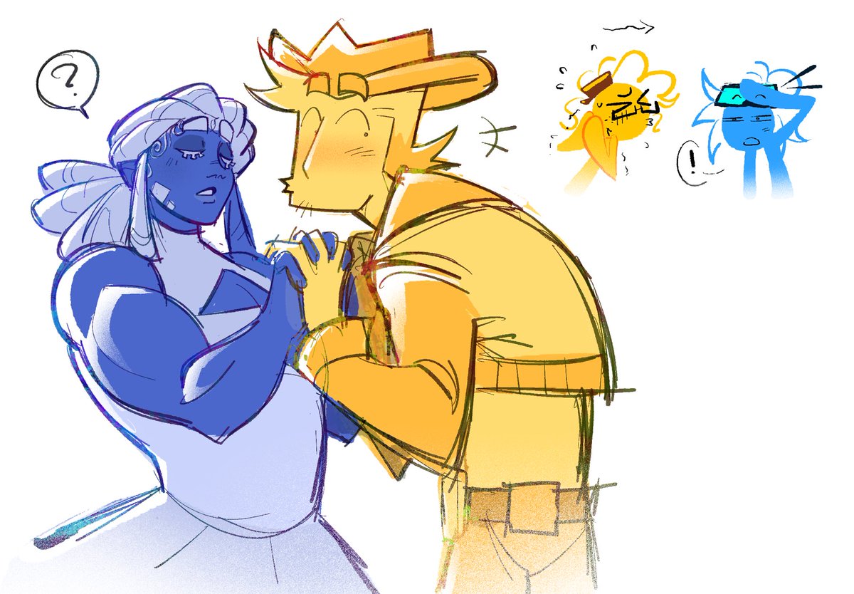 KEIIPHOBIX's tweet photo. let’s be blue and yellow and GAY!!!!!!!!!!

#AnimatorVsAnimation #DELTARUNE #yellue #blellow https://t.co/jKhWUFiXK9