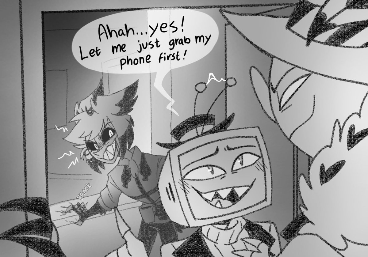 Nomifae_'s tweet photo. A few months after the rejection⏳
(Have mercy on me guys)
#RadioStatic #ValVox #HazbinHotelFanart https://t.co/FAUeqvG3tE