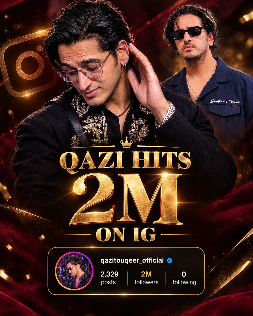 qaziofficialfc's tweet photo. TREND BOOSTER

QAZI HITS 2M ON IG

300 COMMENTS MAKE YOUR VOICE HEARD.

Comment with facts, positivity, and support. Keep the momentum going and amplify the message. https://t.co/JtUp9k52dn