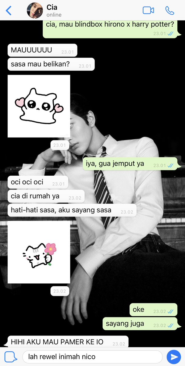 Keonhyeon_meng's tweet photo. #Keonhyeon Misal Nico - Saga satu circle sama Haikal - Cia dan Kio - Ares

Saga : https://t.co/RT28ouYNJE