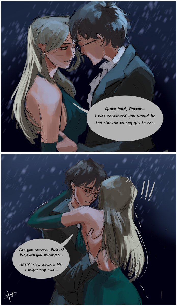 MkayUwU's tweet photo. Fancy a dance, Potter? (2/4)🐍🐍

Almost done with page 3. Will post all of them together after completing page 4.

#malfoid #malfoy https://t.co/nYfOI7ejMo