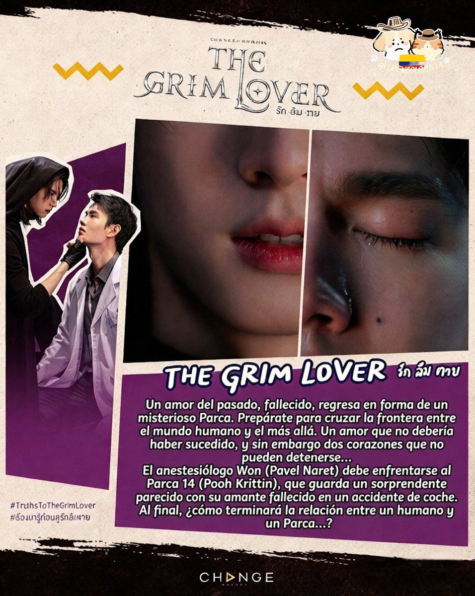 PupewColombia's tweet photo. ⏳ 44 cosas que debes saber antes de ver “The Grim Lover"
Hagamos una cuenta regresiva de 44 días con 44 datos curiosos antes de ver la serie Amor, Olvido, Muerte.
¡4 series, 3 sabores diferentes, a tope! de los actores PoohPavel 🏎️💀🌓
#TruthsToTheGrimLover
#Poohpavel https://t.co/SGy0LNGo8d