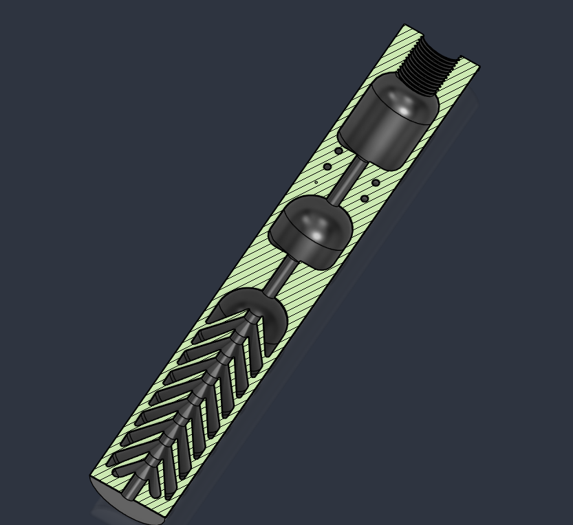 pembie000ind's tweet photo. lil toot 22lr suppressor, this should be a pretty good gas trapping design, ill have it printed and tested by tomorrow. using 3/4x16 threads 161 grams and a lil hope, this thing should perform well and if it does ill release it same day. https://t.co/vgmrUzi2eq