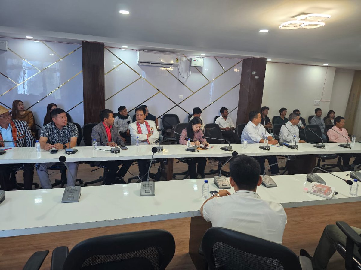 DCKP2024's tweet photo. Keyi Panyor held a district-level AgriStack orientation meeting on 15 October 2026. Discussions covered geo-referenced village maps, farm boundaries, Farmer IDs and Farm IDs to support coordinated digital agriculture. #KeyiPanyor #AgriStack https://t.co/GUOMYcG20a