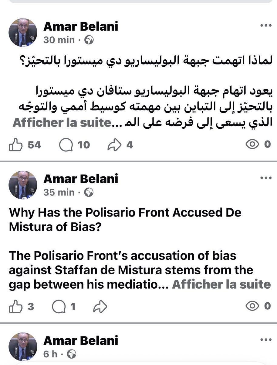 AmarBelaniyam's tweet photo. #WesternSahara #StaffanDeMistura #PolisarioFront #SelfDetermination #Morocco #Algeria #UNSC
#الصحراء_الغربية #دي_ميستورا #جبهة_البوليساريو #تقرير_المصير #المغرب #الجزائر #مجلس_الأمن
@ahafsidz @algatedz @icembrero https://t.co/c5boafgfsH