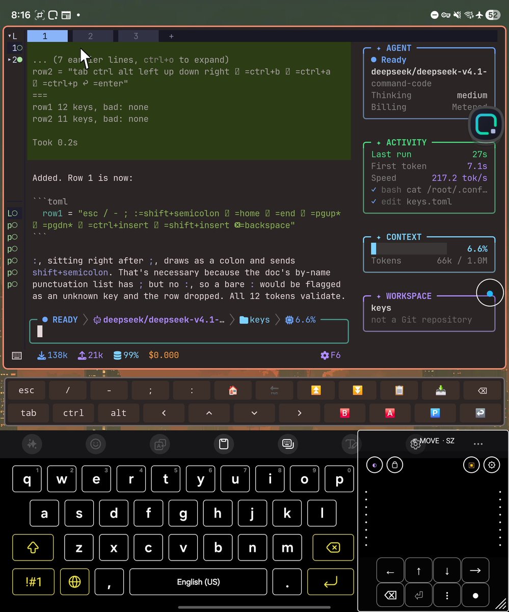 copongcopong's tweet photo. @simonschubert I have to fork Omalauncher for my use case... using a samsung z fold 4 btw. I also updated the Terminal keys to be configurable. Omalauncher is a great reinterpretation of @OmarchyLinux principles in Android. 
 
https://t.co/qTX24h5tw4 https://t.co/Uv6yHlthxO