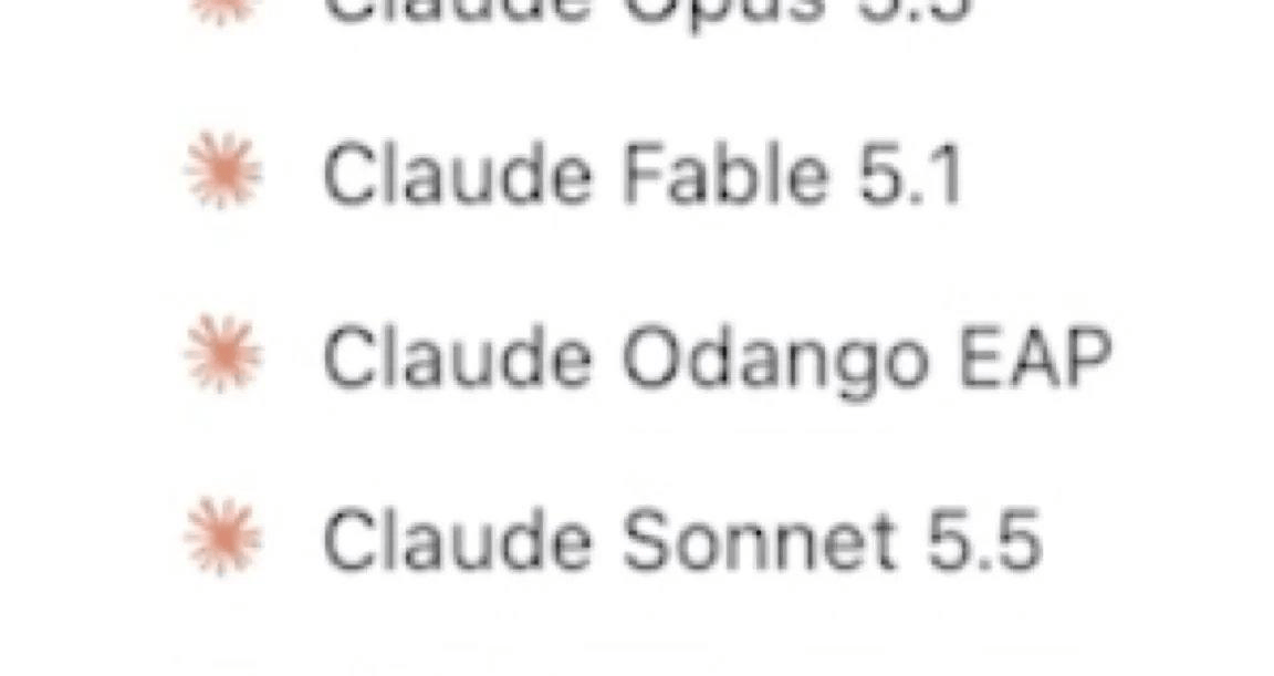 niklasdev's tweet photo. Did a new Claude model just leak? https://t.co/XrXMkhN0bI